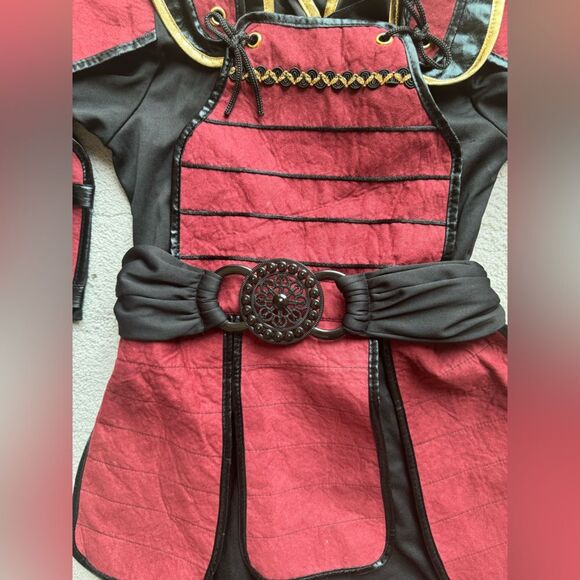 Samurai ninja Halloween costume for kids sz Medium. High quality with face mask - Picture 8 of 12